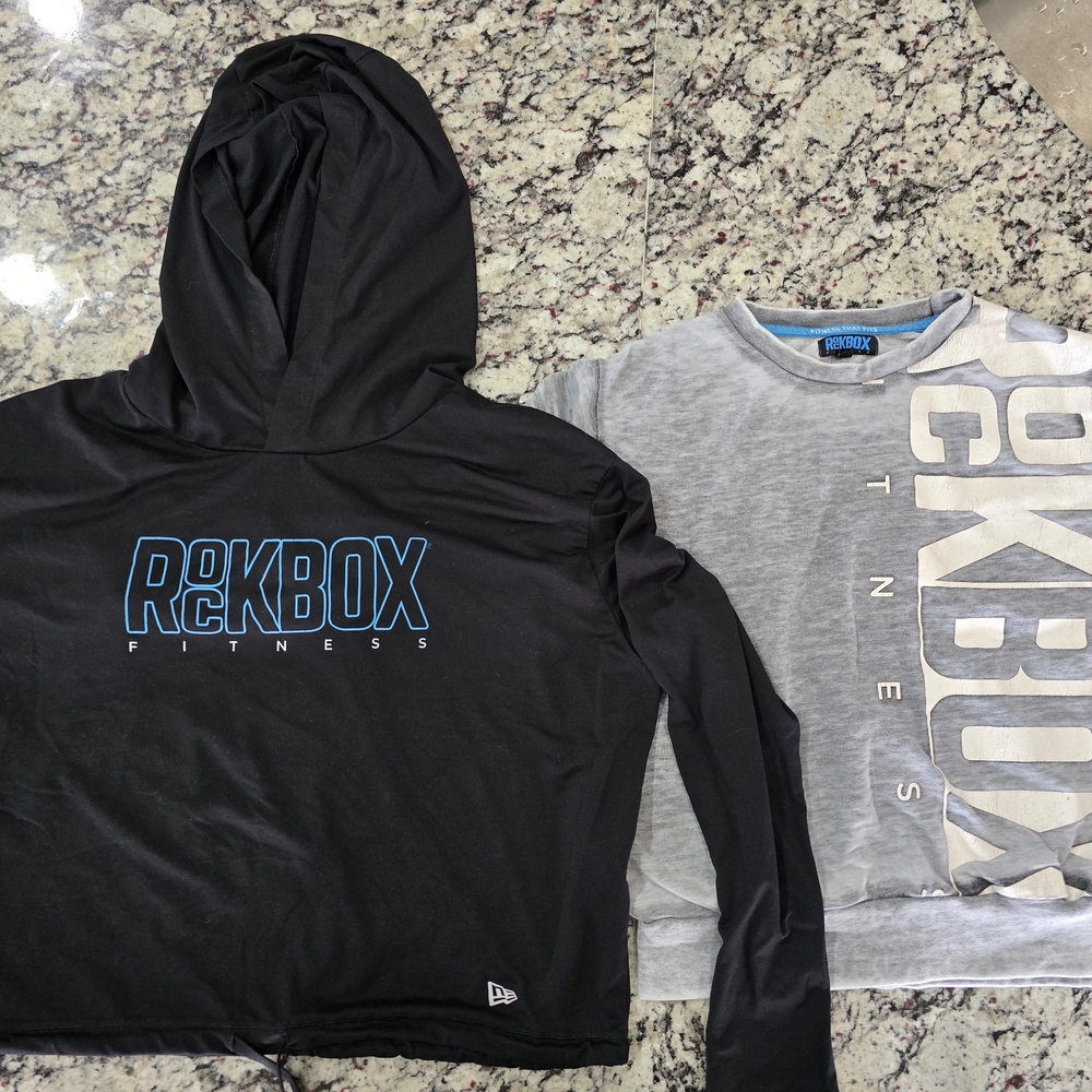 Rckbox Fitness Hoodie and Sweatshirt Set
